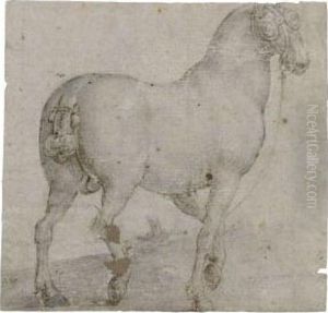 Portrait Of The Horse, Corsus by Jan van der Straet