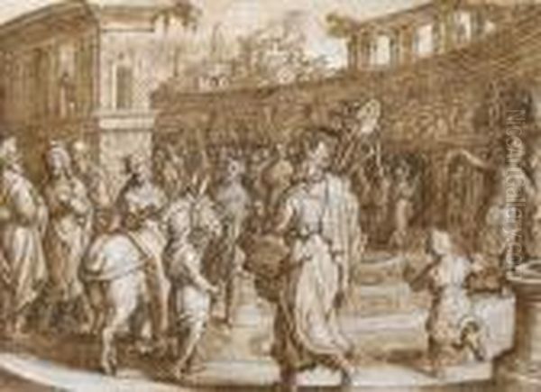 The Return Of Cincinnatus To Rome - view 1