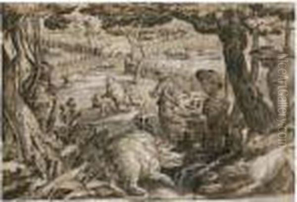 The Wild Boar Hunt - view 1