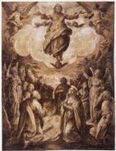 The Ascension Of Christ by Jan van der Straet
