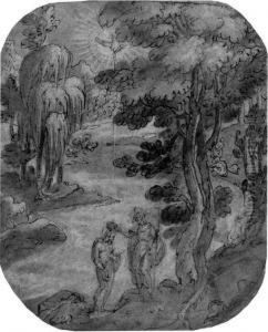 The Baptism Of Christ by Jan van der Straet