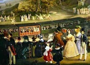 The Opening of the Naples Portici Railway in 1839