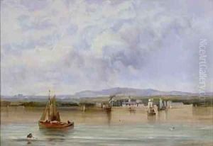 Granton From The Forth by Thomas Fenwick