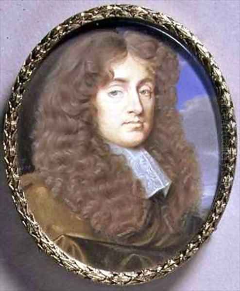 Portrait Miniature of a Man in Brown Velvet - view 1