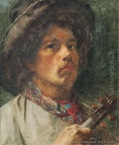 Self Portrait by Petrus van der Velden