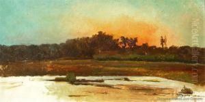 Sunset by Petrus van der Velden