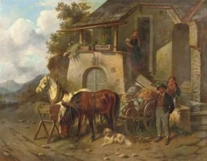 A Well-deserved Break by Adolf van der Venne