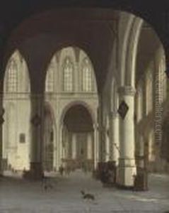 Interior Of The Oude Kerk, Delft