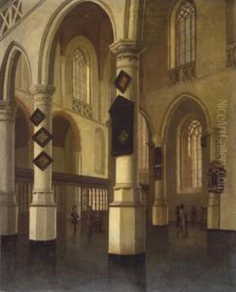 L'interieur De La Houde Kerk A Delft - view 1