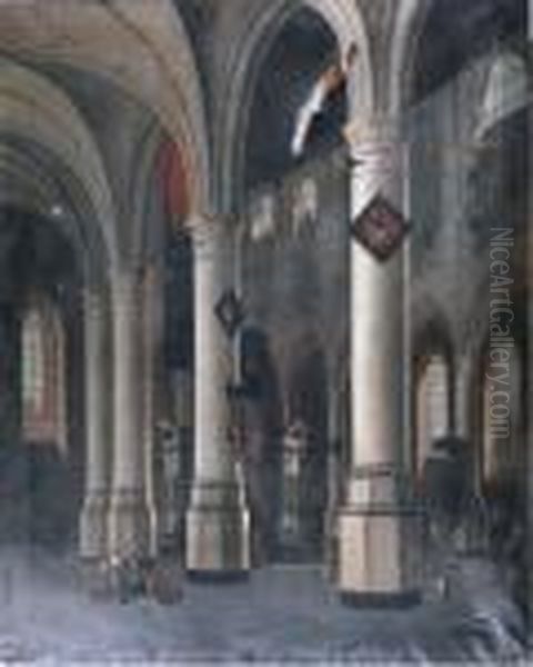 The Interior Of The New Church In Delft With The Tomb Of Williamthe Silent - view 1