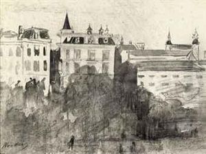 View Of The Stadhouderskade Towards The Lido, Amsterdam