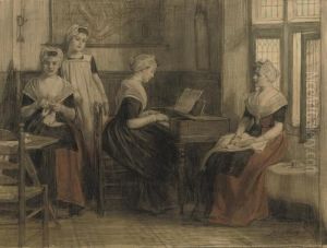 Amsterdam Orphan Girls by Nicolaas Van Der Waay