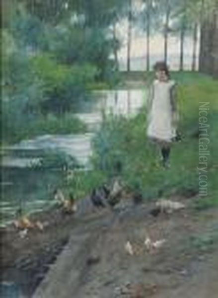 Zuidelijke Wandelweg Amsterdam: A Girl Returning Home From School - view 1