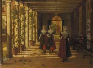 Onder De Galery by Nicolaas Van Der Waay