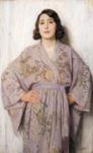 Figuurstudie In Kimono