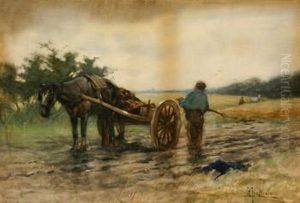 Clearing The Field by Hermann Johannes Van Der Weele