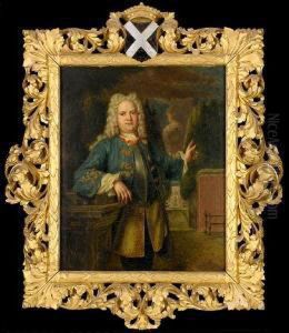 Portrait Of A Nobleman by Adriaen Van Der Werff