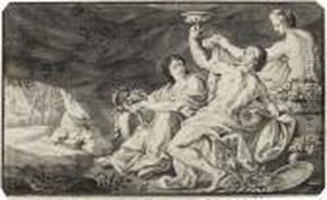 Lot Und Seine Tochter by Adriaen Van Der Werff