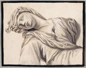 Studie Zu Einer Schlafenden Figur by Adriaen Van Der Werff