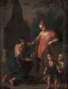 Fruktforsaljerskan by Adriaen Van Der Werff