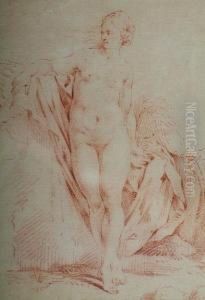 Study Of A Female Nude by Adriaen Van Der Werff