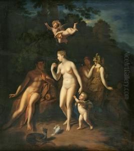 Judgement Of Paris by Adriaen Van Der Werff