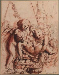 : Putti by Adriaen Van Der Werff