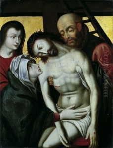 Die Kreuzabnahme. by Rogier van der Weyden