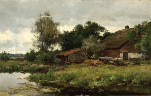 Farm Near The Water by Chris Van Der Windt