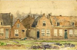 A View Of A Dutch Village by Chris Van Der Windt