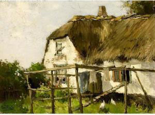 A Farmhouse In Summer Time - view 1