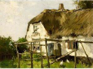 A Farmhouse In Summer Time by Chris Van Der Windt