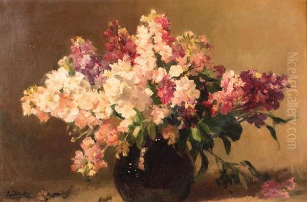 Sweet William In A Vase - view 1
