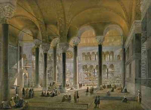 Haghia Sophia plate 6 the north nave - view 1
