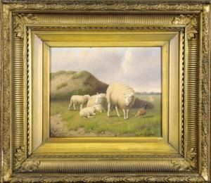 Les Moutons. by Joseph Van Dieghem