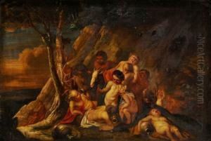Bakchanalia by Abraham Jansz. van Diepenbeeck