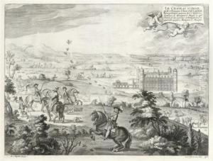 Le Chateau D'ogle; And Le
Chateau De Bothel, From A General System Of Horsemanship In All Its
Branches by Abraham Jansz. van Diepenbeeck