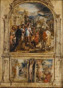 A Sketch Of An Altarpiece A Sketch Of An Altarpiece