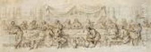 Tavola Festiva by Abraham Jansz. van Diepenbeeck