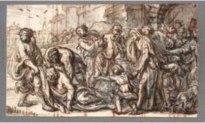 The Death Of Socrates by Abraham Jansz. van Diepenbeeck