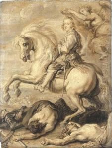 Equestrian Portrait Of Cardinal Infante Ferdinand Of Austria