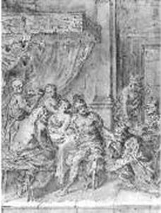 Scene De L'histoire D'ulysse (?). by Abraham Jansz. van Diepenbeeck