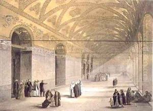 Haghia Sophia plate 10 entrance to the Upper Gallery by Gaspard Fossati