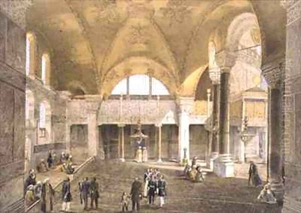 Haghia Sophia plate 9 the new Imperial Gallery - view 1