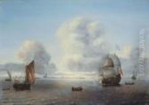 Hollandische Kriegsschiffe In Kustennahem Gewasser