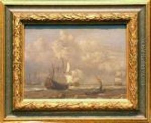 Naval Ships by Willem van Diest