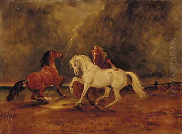 Duncan's Horses, a scene from Macbeth - view 1