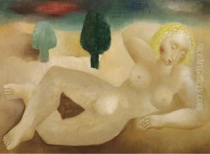 Reclining Nude by Tinus, Van Doorn Jnr.