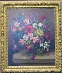 Floral Still Life by Jan Van Doust