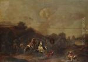 A Skirmish Between Turks And Christians
